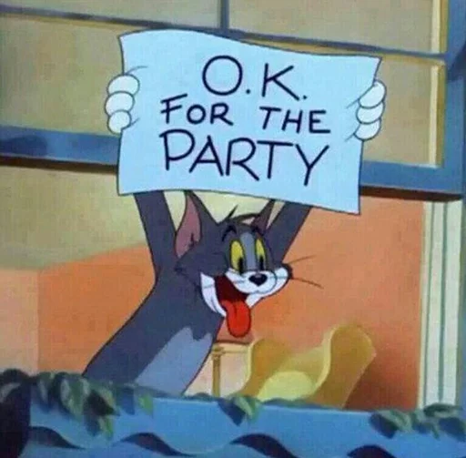 🎉 Стикер «dope Tom & Jerry» для Telegram