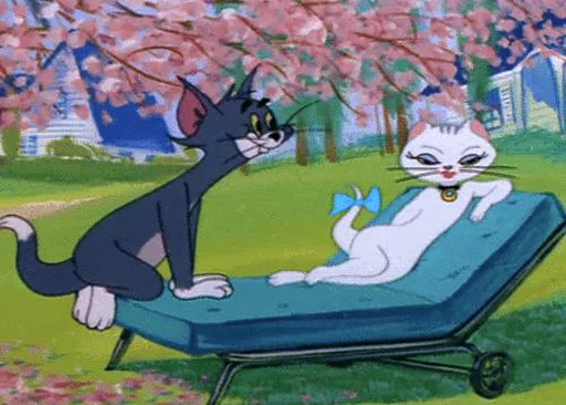 🤗 Стикер «dope Tom & Jerry» для Telegram