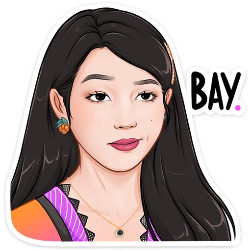 🤩 Стикер «Стикерпак дорамщика!» для Telegram