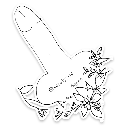 😌 Стикер «Drawing» для Telegram