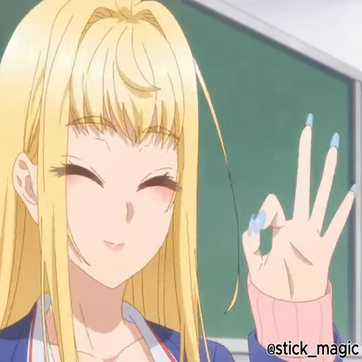 👌 Стикер «Dosanko Gal wa Namara Menkoi» для Telegram