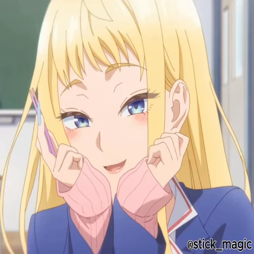 🫣 Стикер «Dosanko Gal wa Namara Menkoi» для Telegram