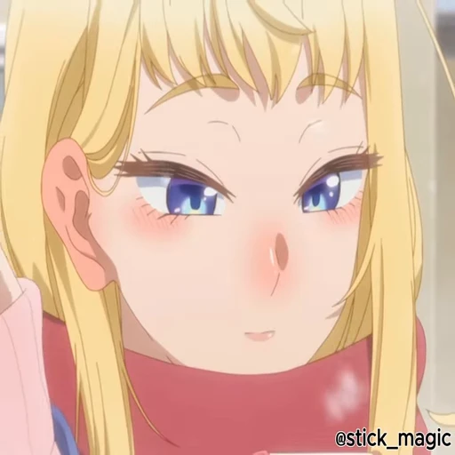 😊 Стикер «Dosanko Gal wa Namara Menkoi» для Telegram
