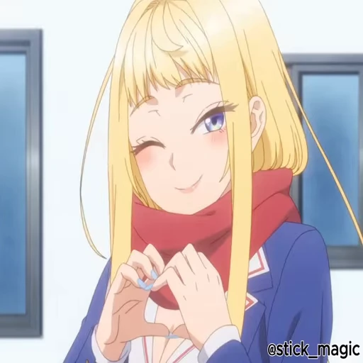 🫶 Стикер «Dosanko Gal wa Namara Menkoi» для Telegram