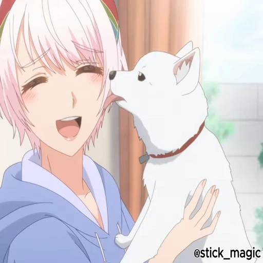 🐶 Стикер «Dosanko Gal wa Namara Menkoi» для Telegram