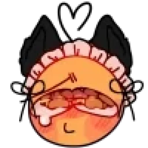 😿 Стикер «Cursed Smiles» для Telegram