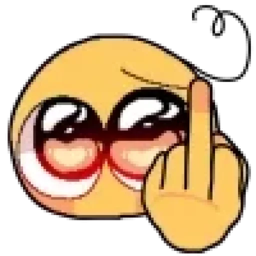 🖕 Стикер «Cursed Smiles» для Telegram