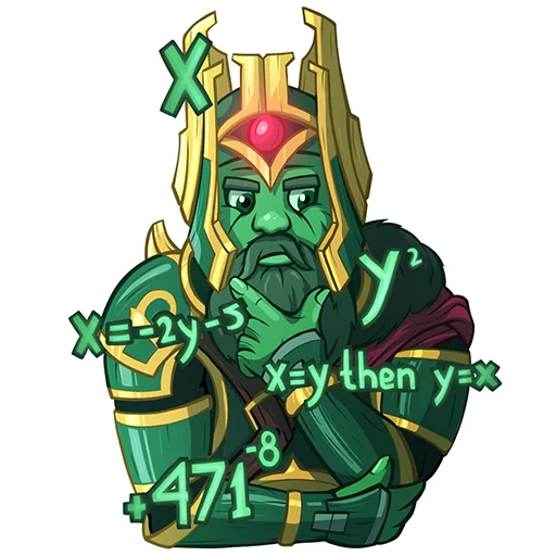 🤔 Стикер «Dota 2 Cybersport.ru» для Telegram