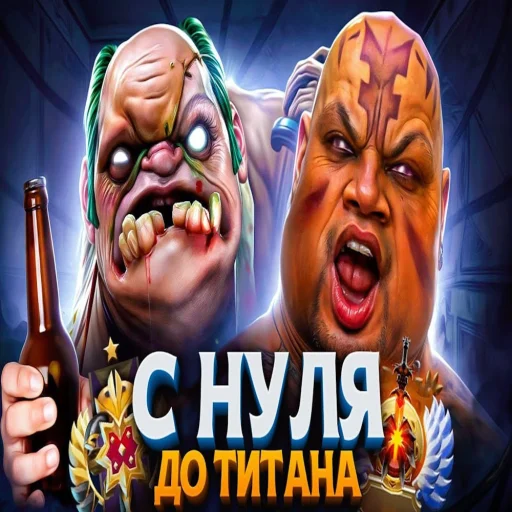 🤩 Стикер «КОНЧЕНЫЕ ПРЕВЬЮ ДОТА» для Telegram