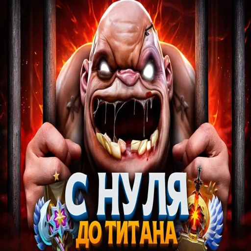 🤩 Стикер «КОНЧЕНЫЕ ПРЕВЬЮ ДОТА» для Telegram