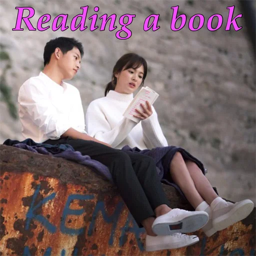 📚 Стикер «DESCENDANTS OF THE SUN» для Telegram