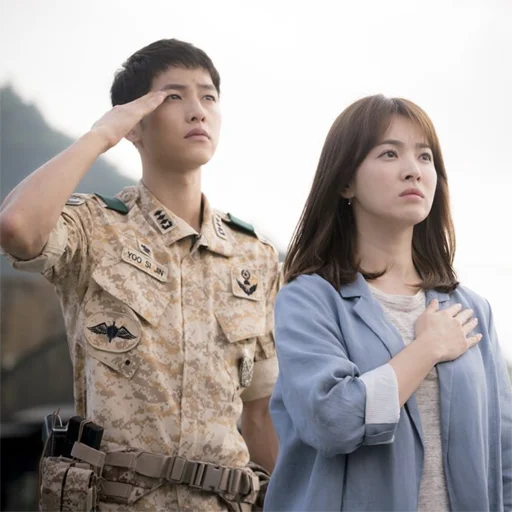 😉 Стикер «DESCENDANTS OF THE SUN» для Telegram