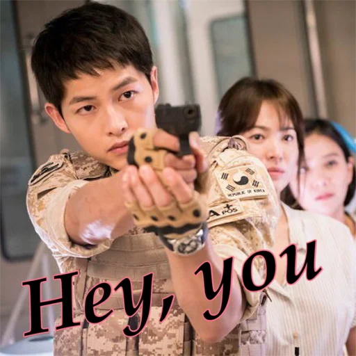 🔫 Стикер «DESCENDANTS OF THE SUN» для Telegram