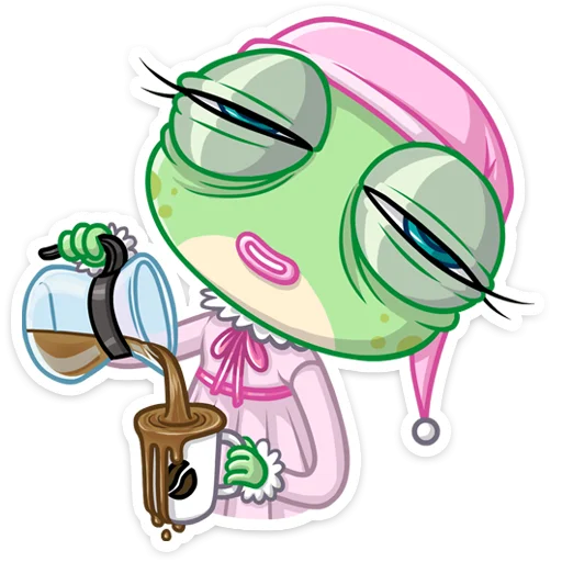 ☕️ Стикер «Дотти» для Telegram
