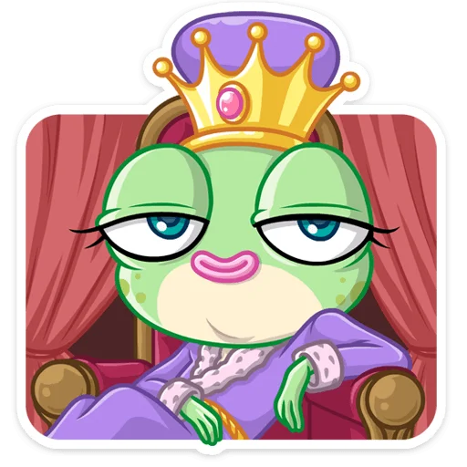 👸 Стикер «Дотти» для Telegram