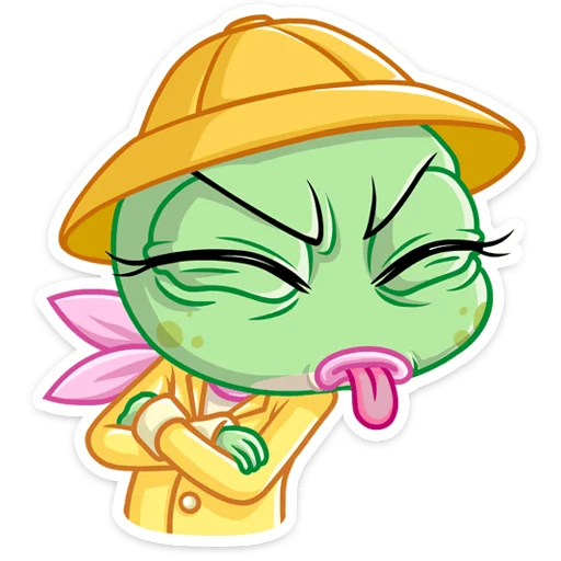😛 Стикер «Дотти» для Telegram