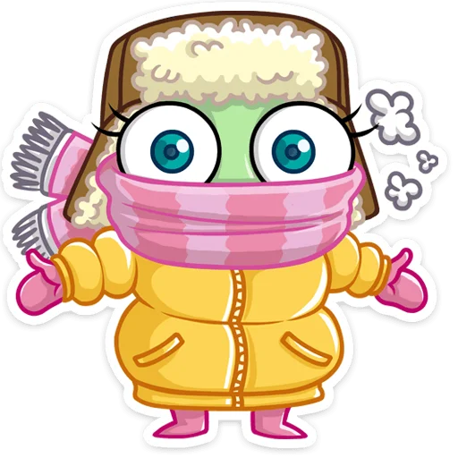 🥶 Стикер «Дотти» для Telegram