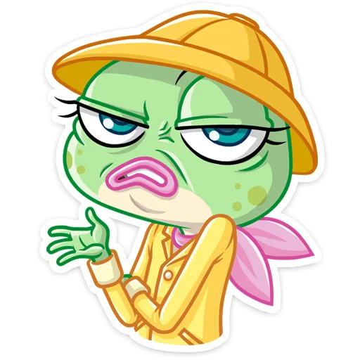 🤨 Стикер «Дотти» для Telegram