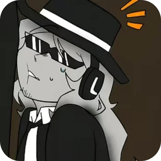 ❓ Стикер «Double Fedora» для Telegram