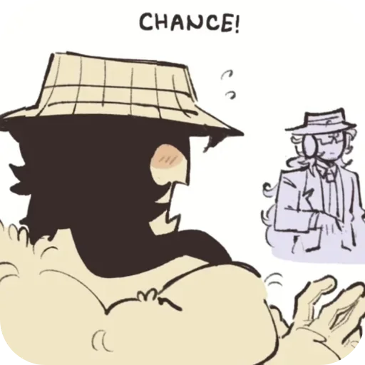 🥹 Стикер «Double Fedora» для Telegram