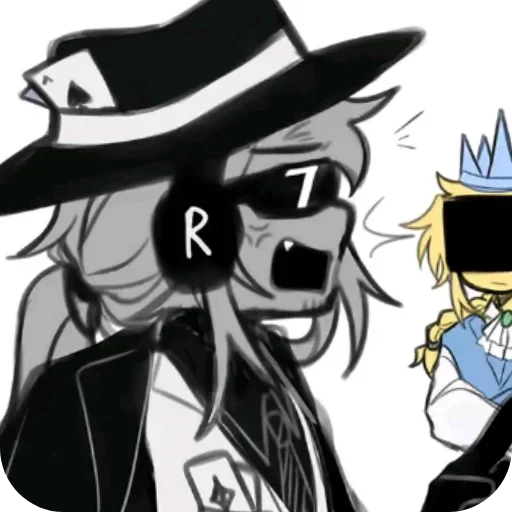 😡 Стикер «Double Fedora» для Telegram