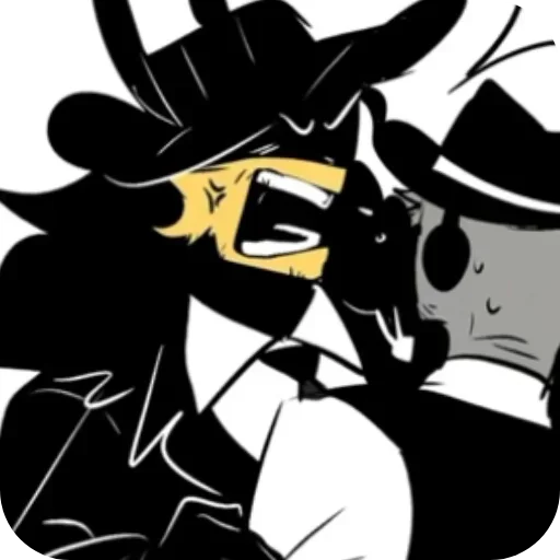 😡 Стикер «Double Fedora» для Telegram