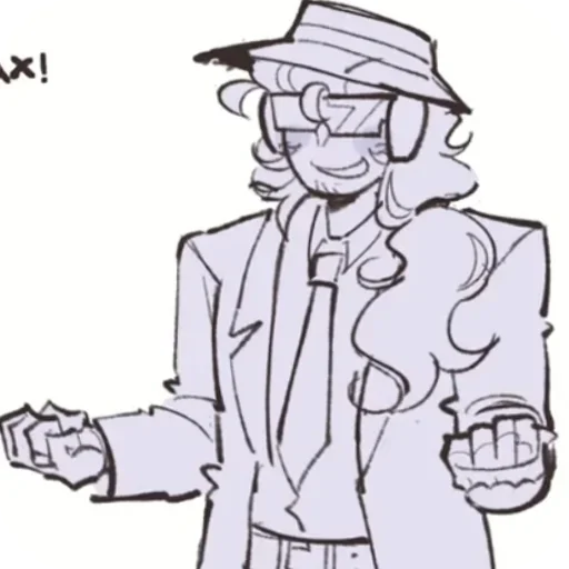 🥹 Стикер «Double Fedora» для Telegram