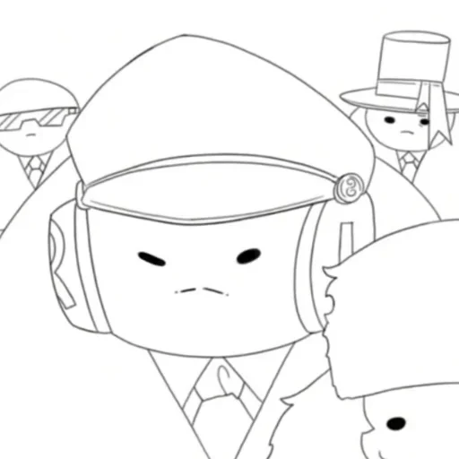 😎 Стикер «Double Fedora» для Telegram