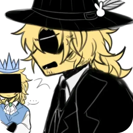 😡 Стикер «Double Fedora» для Telegram