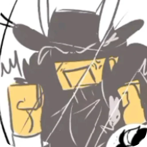 😡 Стикер «Double Fedora» для Telegram