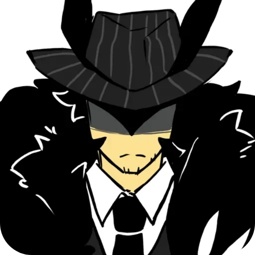 😡 Стикер «Double Fedora» для Telegram