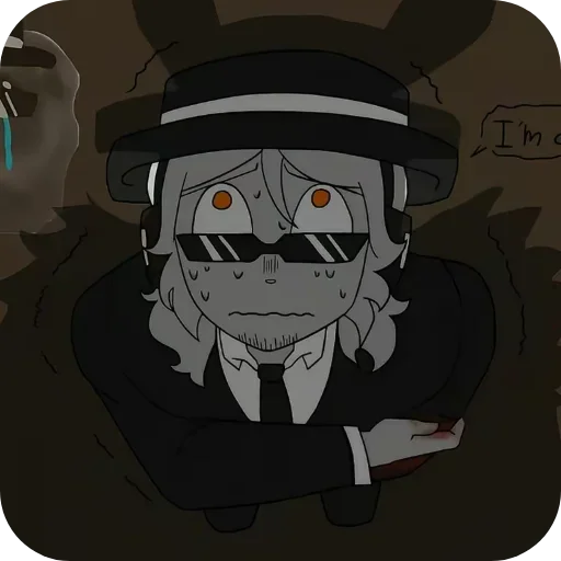 😨 Стикер «Double Fedora» для Telegram