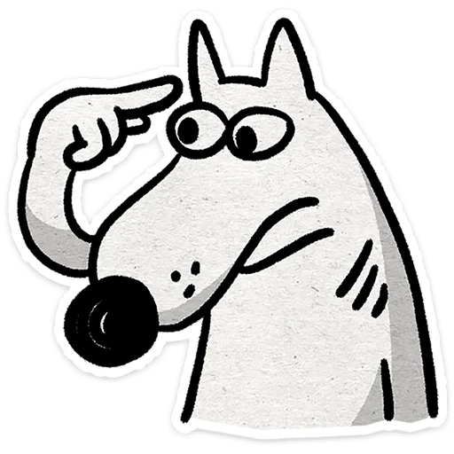 🐕 Стикер «Пёс» для Telegram