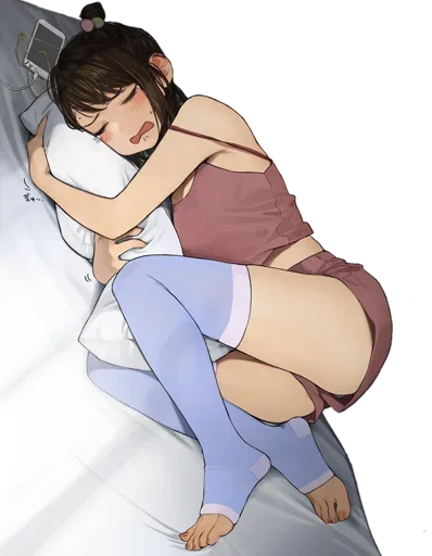 😍 Стикер «Ganbare Douki-chan» для Telegram