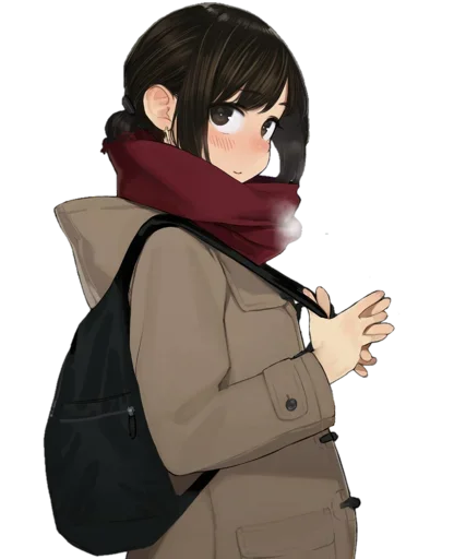 😍 Стикер «Ganbare Douki-chan» для Telegram
