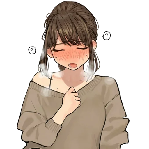 😍 Стикер «Ganbare Douki-chan» для Telegram