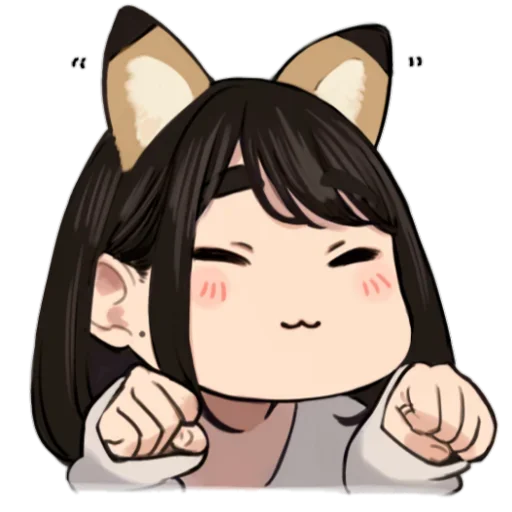 😍 Стикер «Ganbare Douki-chan» для Telegram