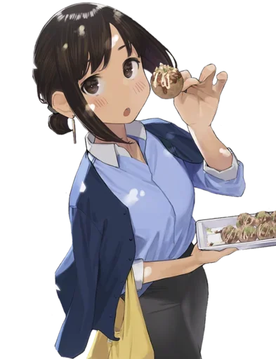 😍 Стикер «Ganbare Douki-chan» для Telegram