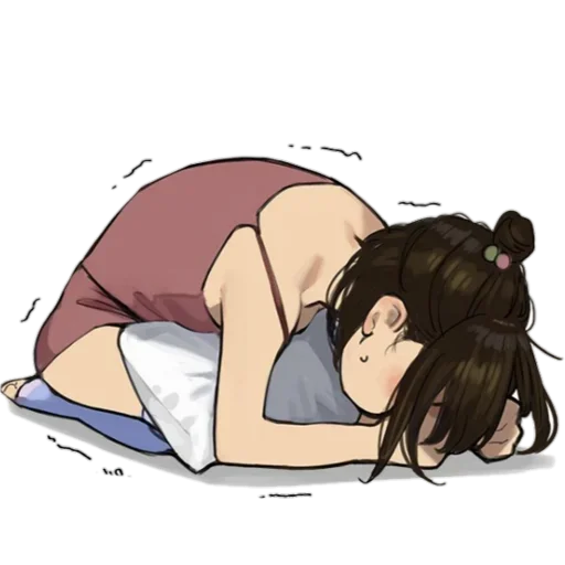 😍 Стикер «Ganbare Douki-chan» для Telegram