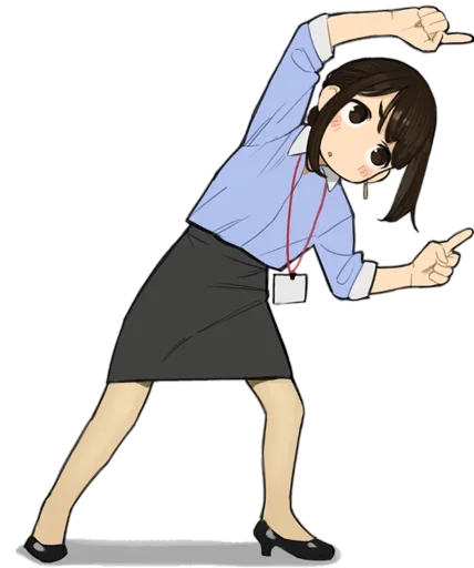 😍 Стикер «Ganbare Douki-chan» для Telegram