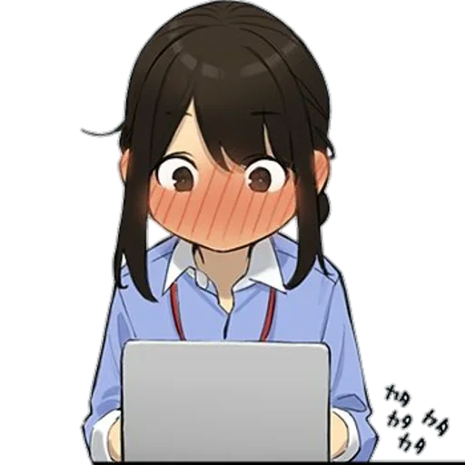 😍 Стикер «Ganbare Douki-chan» для Telegram
