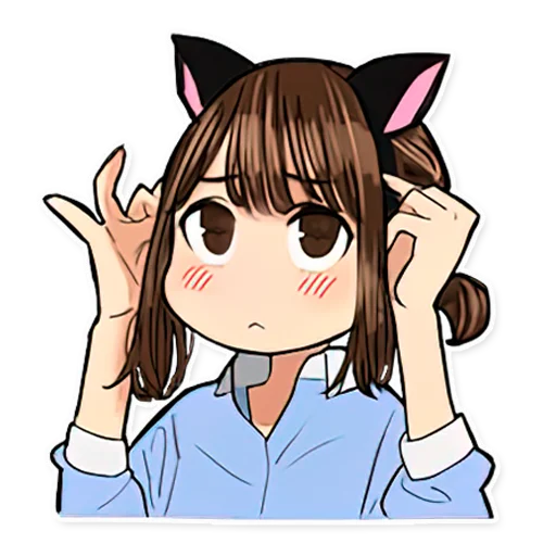 😽 Стикер «GANBARE DOUKICHAN RU» для Telegram