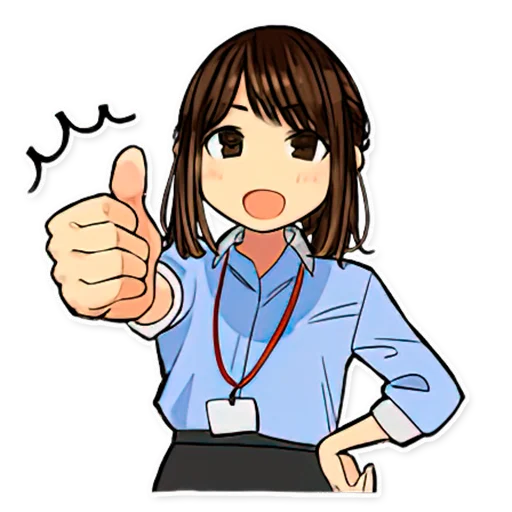 👍 Стикер «GANBARE DOUKICHAN RU» для Telegram