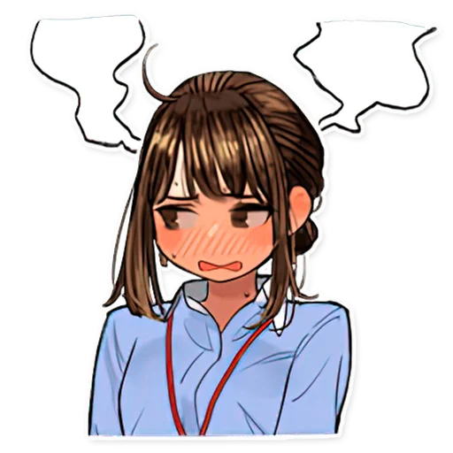 🥵 Стикер «GANBARE DOUKICHAN RU» для Telegram