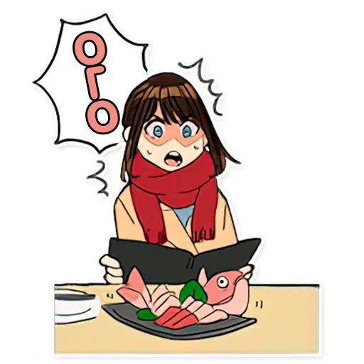 😮 Стикер «GANBARE DOUKICHAN RU» для Telegram