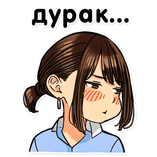 😤 Стикер «GANBARE DOUKICHAN RU» для Telegram