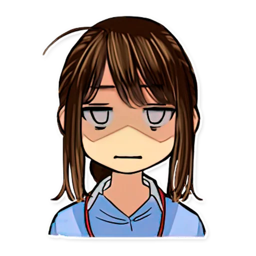 😑 Стикер «GANBARE DOUKICHAN RU» для Telegram