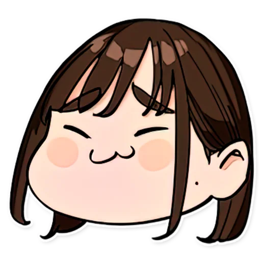 ☺️ Стикер «DOUKICHAN TO NAKAMATACHI» для Telegram