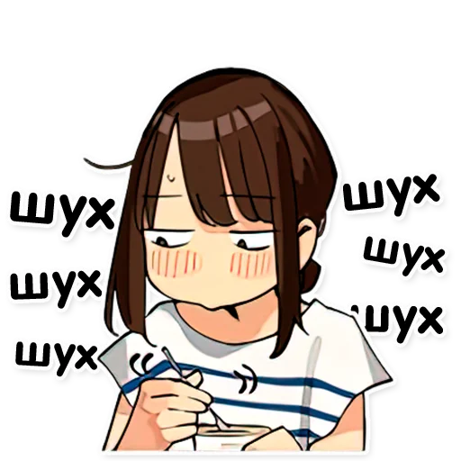 🫖 Стикер «DOUKICHAN TO NAKAMATACHI» для Telegram