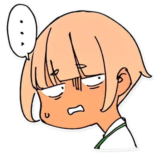 🤐 Стикер «DOUKICHAN TO NAKAMATACHI» для Telegram